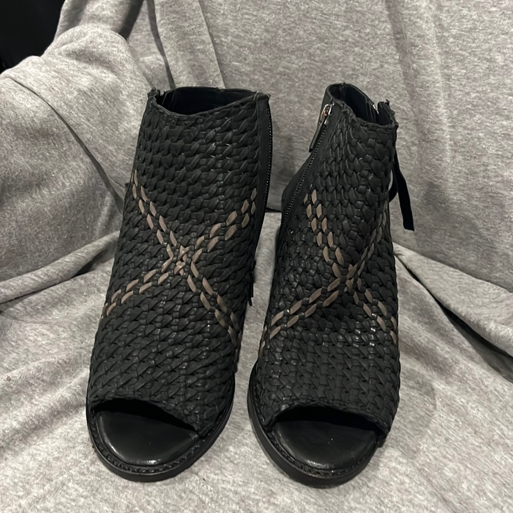 Sam Edelman open toe booties
